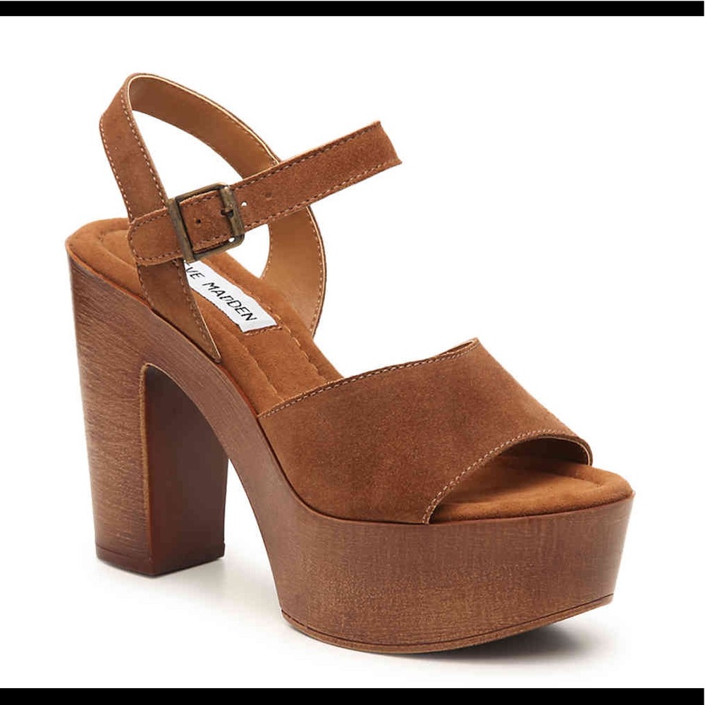 Never Worn Steve Madden Suede Platform Heels
